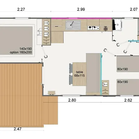 Le Clos Des Genets Кемпинг